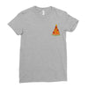 pizza christmas tree pocket Ladies Fitted T-Shirt