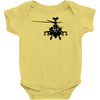 military attach helicopter gunship Baby Onesie