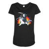 death is magic Maternity Scoop Neck T-shirt