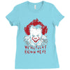 we all float down here Ladies Fitted T-Shirt