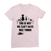 This Is Why We Can't Have Nice Things Ladies Fitted T-Shirt
