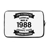 Premium Vintage  1988 Laptop sleeve