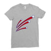 stars and stripes Ladies Fitted T-Shirt