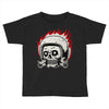 skull biker Toddler T-shirt