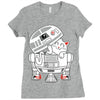 r2 d mew Ladies Fitted T-Shirt
