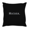 watson md   detective sherlock holmes house doctor tv show logo gift t Throw Pillow