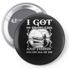 99 problems   fishin' solves all of em Pin-back button
