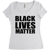 black lives Women's Triblend Scoop T-shirt