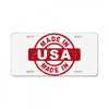 made in usa License Plate