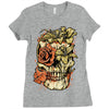 death flower Ladies Fitted T-Shirt