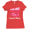 i pass boys Ladies Fitted T-Shirt