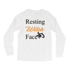 resting witch face   fall t shirt   funny halloween Long Sleeve Shirts