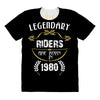 legendary riders are born in 1980 All Over Women's T-shirt