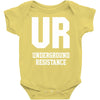 underground resistence Baby Onesie