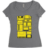 the cartridge family Women's Triblend Scoop T-shirt
