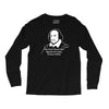 shakespeare beard quote much ado about nothing Long Sleeve Shirts