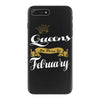 queens are born in february iPhone 7 Plus Case