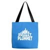summit or plummet Tote Bags