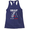 come to the darkside Racerback Tank