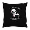 just resting my eyes Throw Pillow