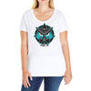 mustache animal Ladies Curvy T-Shirt