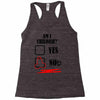 am i childish Racerback Tank