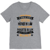 Super Cool Mother In Law Of A Freaking Awesome Daughter V-Neck Tee