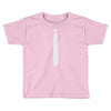 skinny white tie Toddler T-shirt