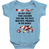 mama bear message Baby Bodysuit
