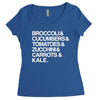 vegan Women's Triblend Scoop T-shirt
