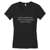 assassins slogan Women's V-Neck T-Shirt