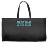 west ham in the blood retro style new Weekender Totes