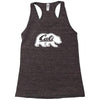 cali bear Racerback Tank