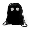 shell ringer Drawstring Bags