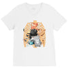 cats İn rib V-Neck Tee