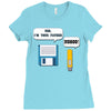 usb i am your father! funny geek computer Ladies Fitted T-Shirt