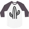 minimalistic cactus 3/4 Sleeve Shirt