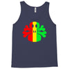 rasta skull and crossbones Tank Top