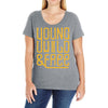 young wild and free Ladies Curvy T-Shirt