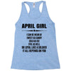 Super April Girl Racerback Tank