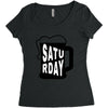 Saturday Beer Women's Triblend Scoop T-shirt