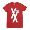 mgk t xx shirt flower black rose .. Ladies Fitted T-Shirt