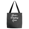 bride's drinking team diamond ring bachelorette Tote Bags