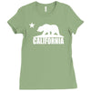 california bear Ladies Fitted T-Shirt
