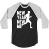 new year, new me running fitness 3/4 Sleeve Shirt