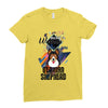 who loves german shepherd Ladies Fitted T-Shirt