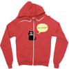you smile Zipper Hoodie