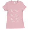 dino print girls Ladies Fitted T-Shirt