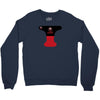 pool black red Crewneck Sweatshirt