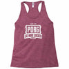 eat more chicken Racerback Tank